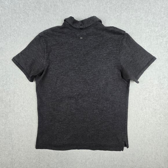 rag & bone Mens Medium Standard Issue Black Polo Shirt - Picture 6 of 14